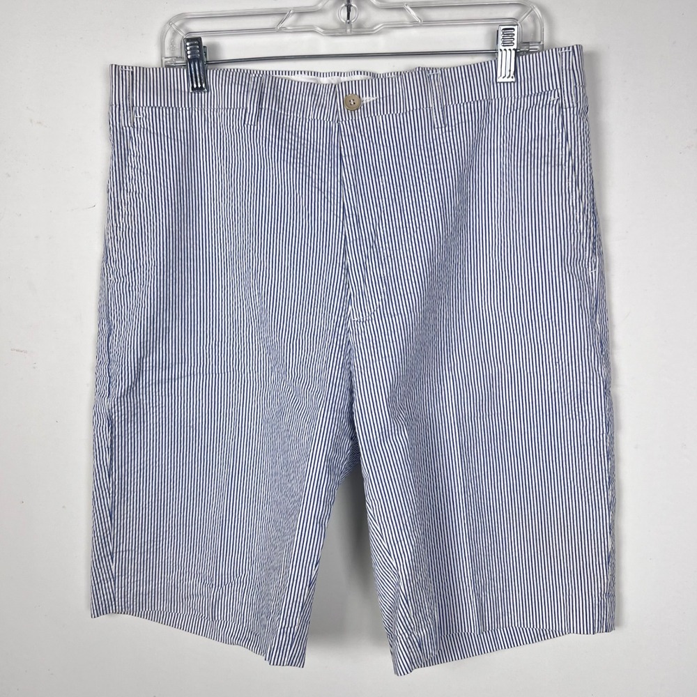 Britches Seersucker Mens Striped Stretch Shorts Luxury Cruise Collegiate Preppy